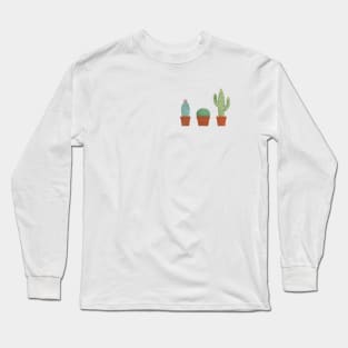 Cute Cactus in a Pod - Pack 01 Long Sleeve T-Shirt